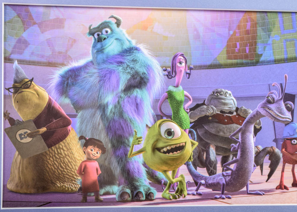 Disney Pixar Movie Stills featuring "Finding Nemo" and "Monsters Inc."