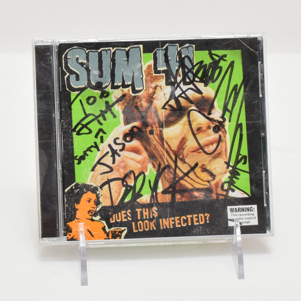 Autographed Sum 41 "Does This Look Infected?" CD