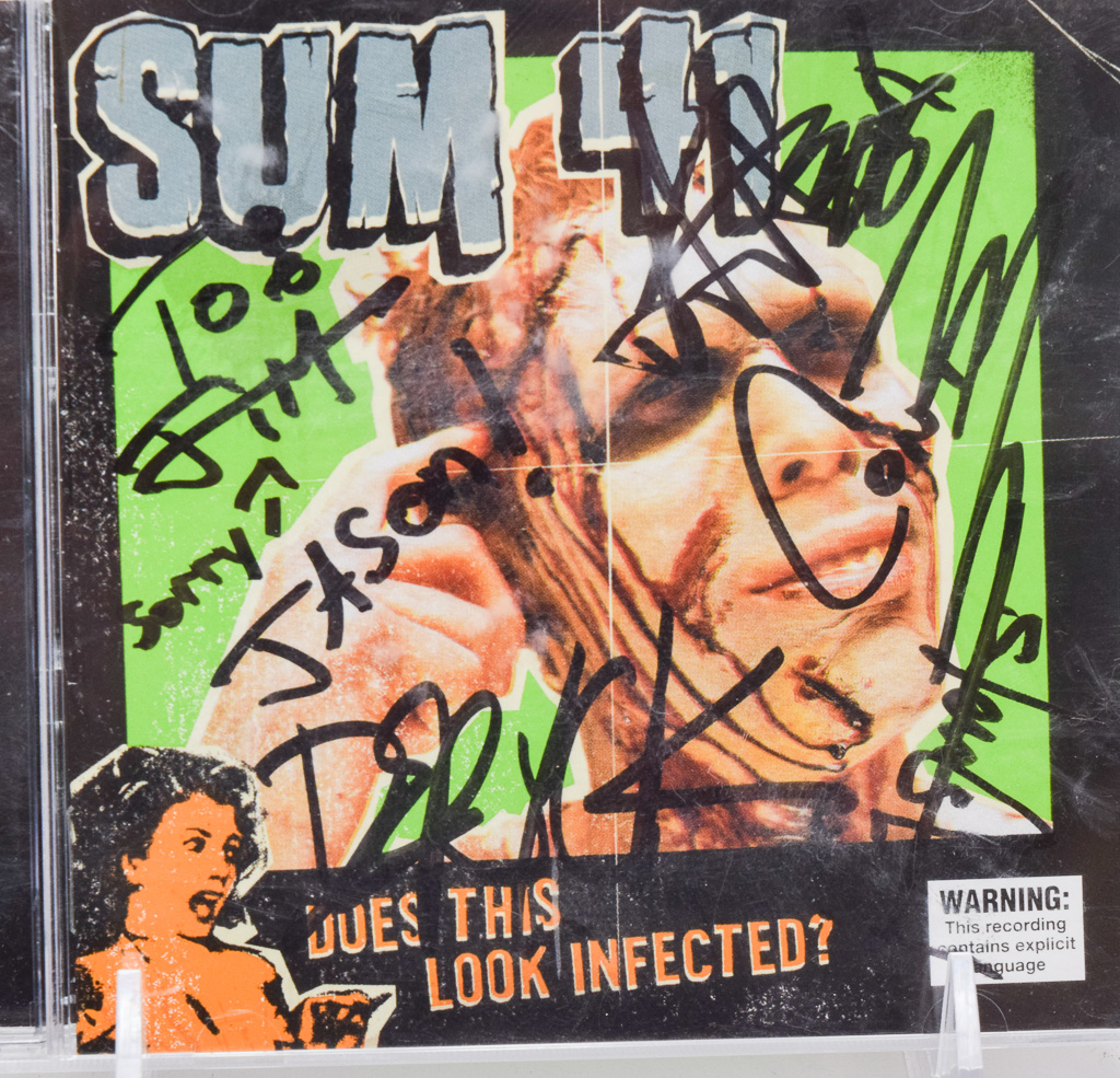 Autographed Sum 41 "Does This Look Infected?" CD