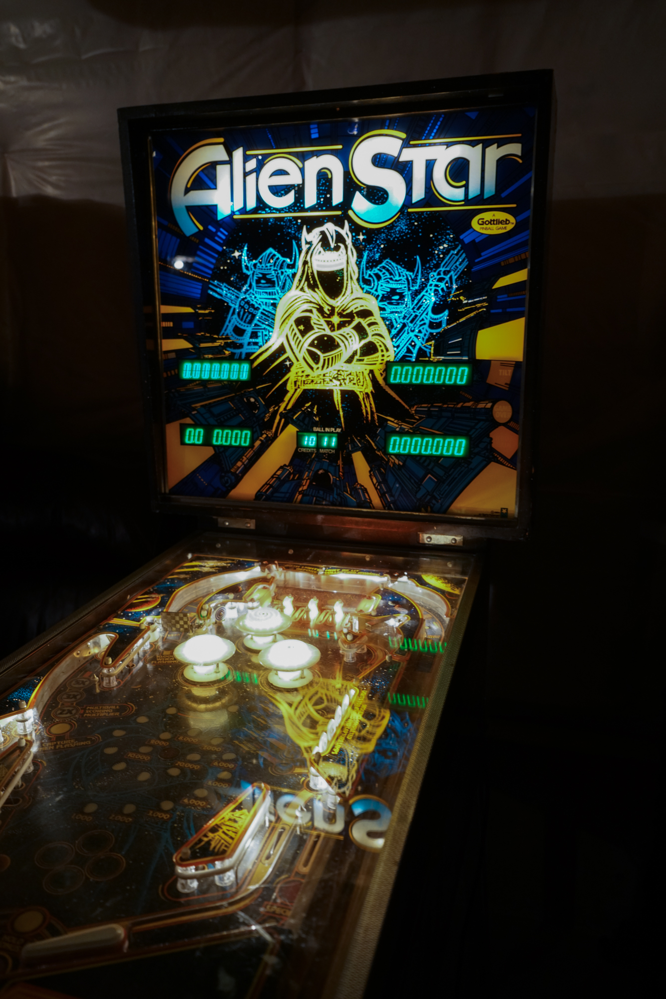 1984 Gottlieb "Alien Star" Pinball Machine