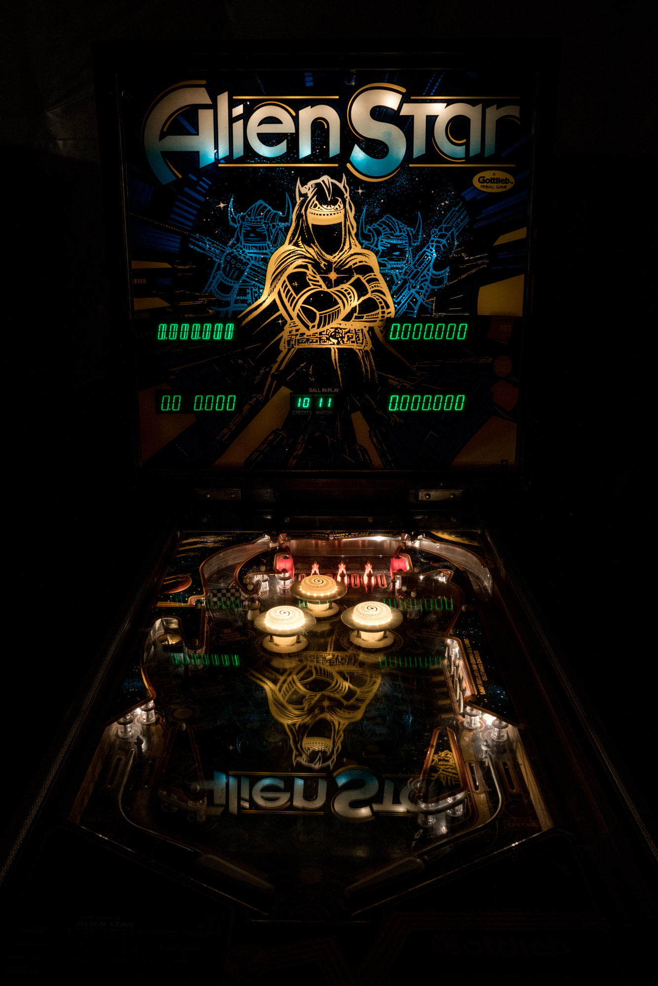 1984 Gottlieb "Alien Star" Pinball Machine