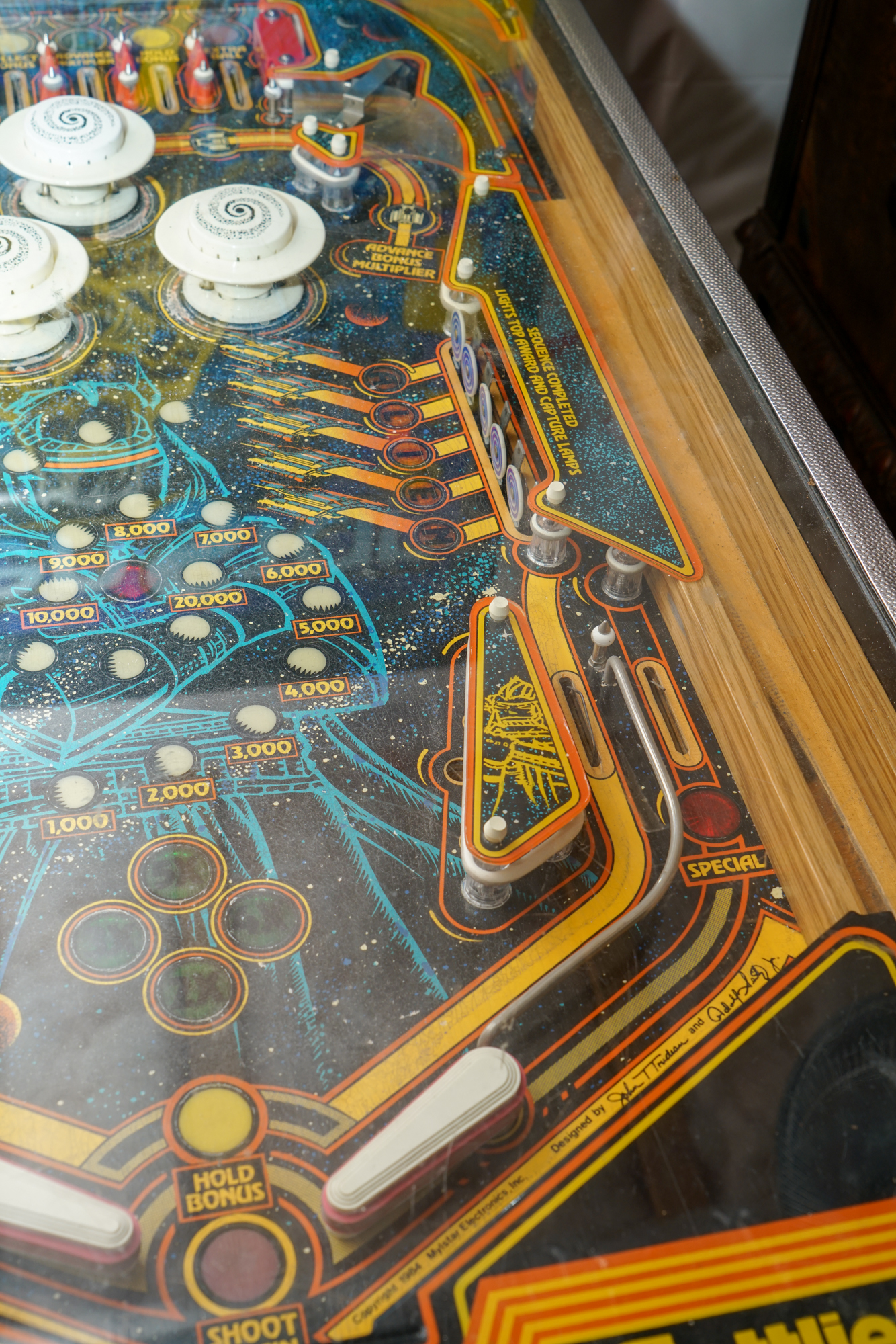 1984 Gottlieb "Alien Star" Pinball Machine