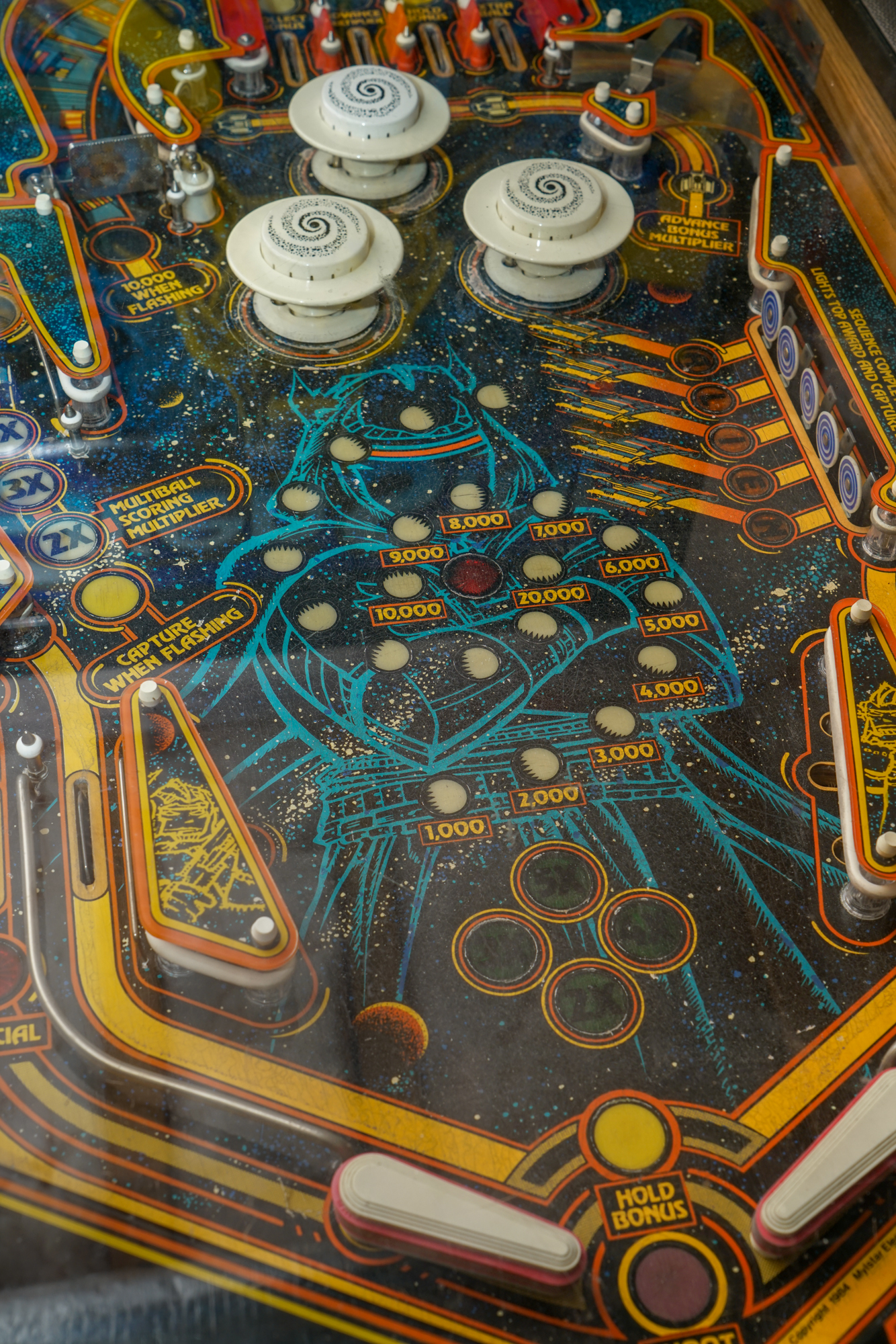 1984 Gottlieb "Alien Star" Pinball Machine