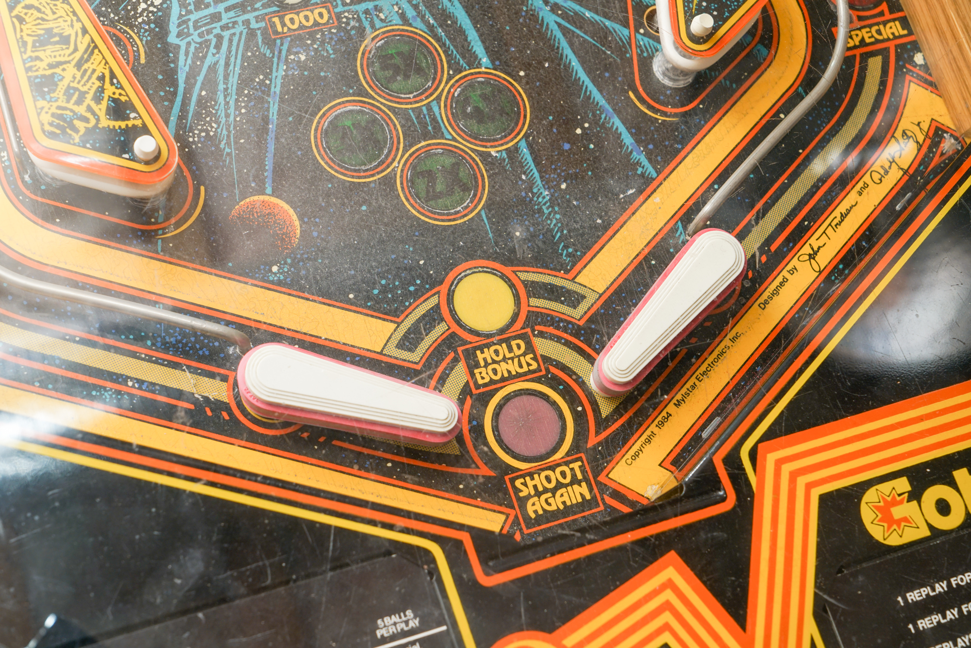 1984 Gottlieb "Alien Star" Pinball Machine