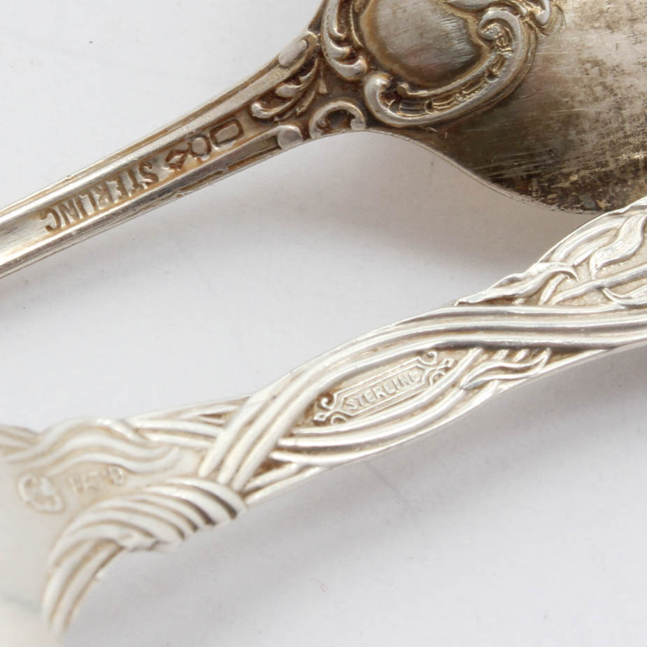 Vintage Towle "Princess", Reed & Barton, and Other Sterling Silver Spoons