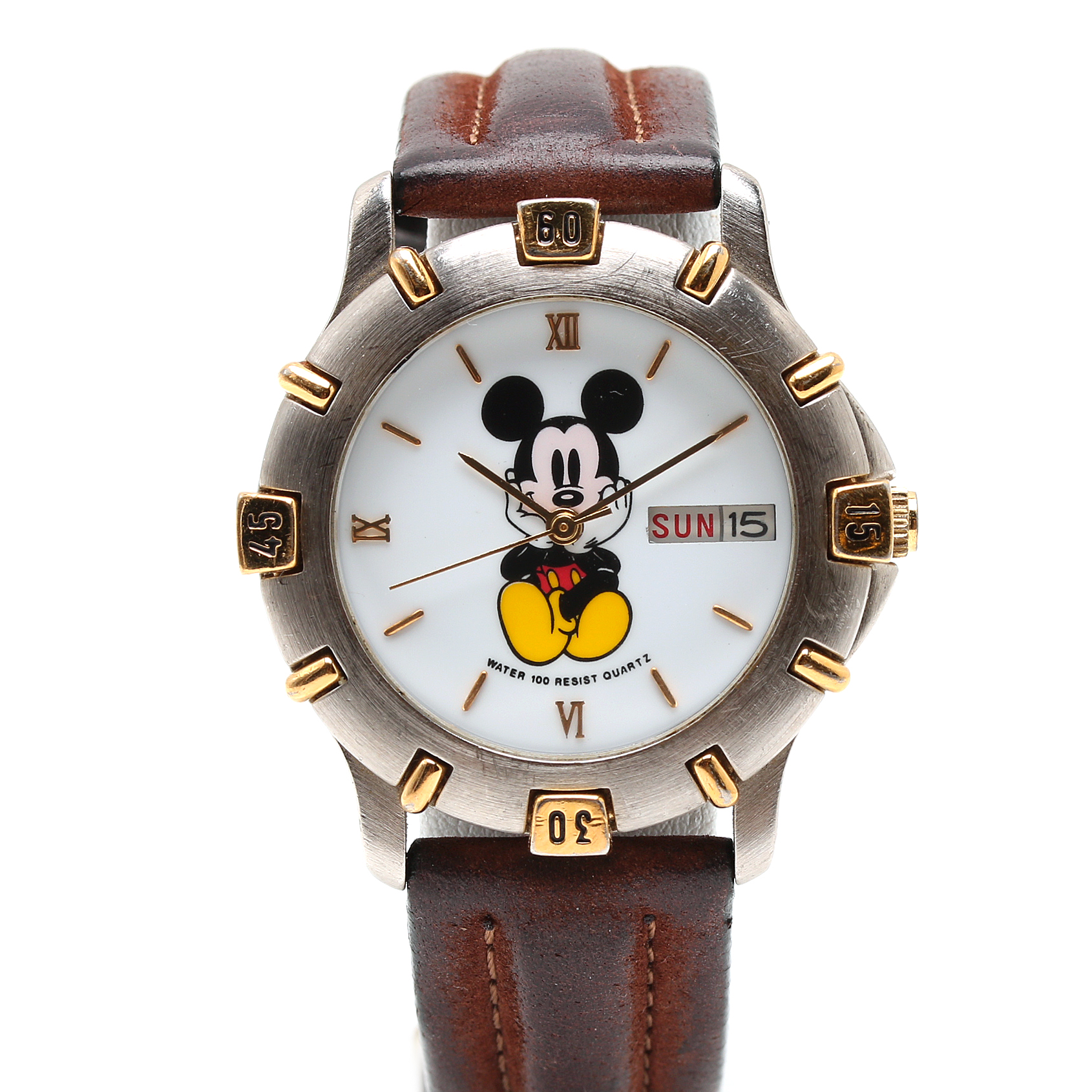 Disney Time Works Two Tone Mickey Mouse Watch