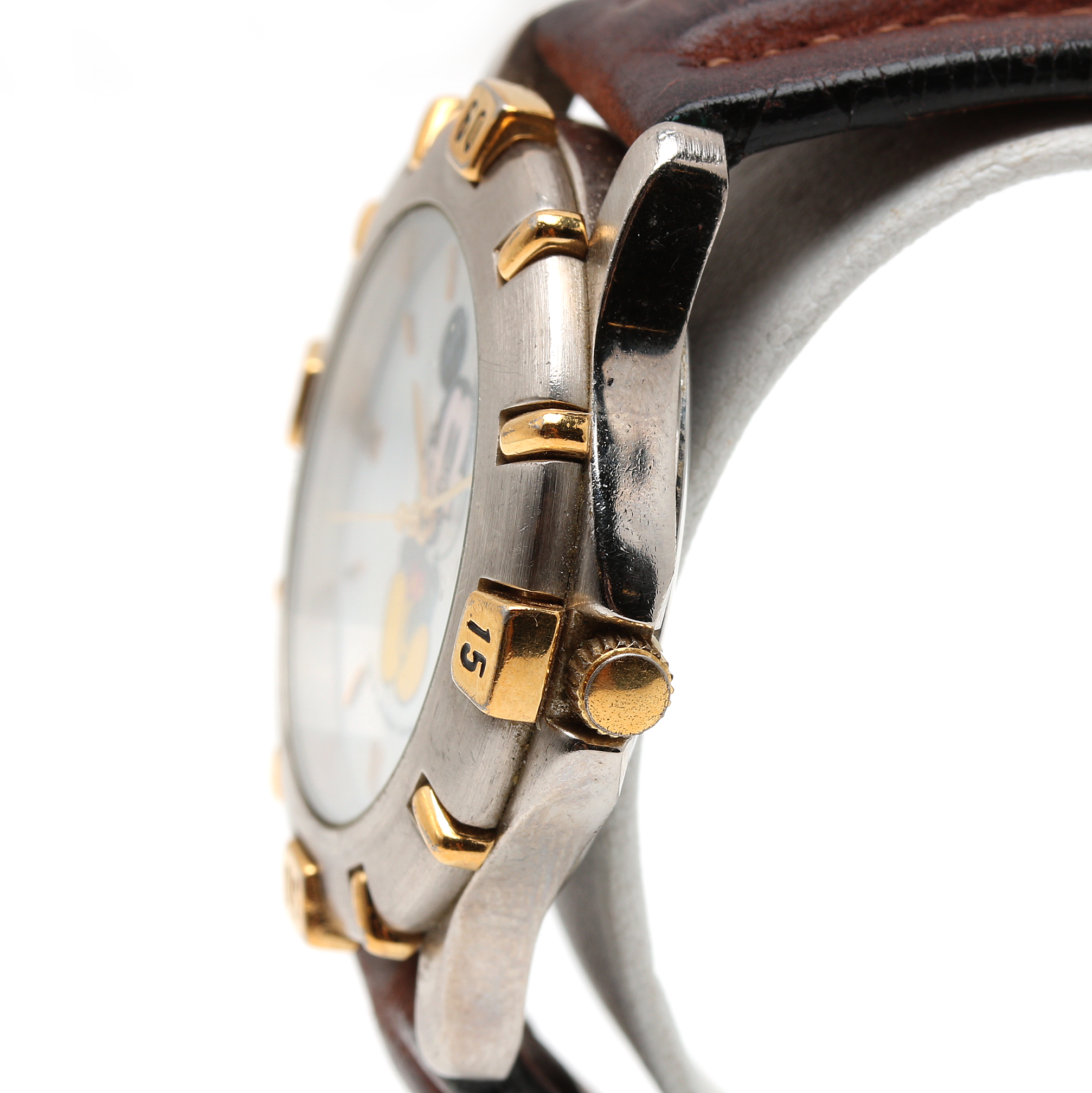 Disney Time Works Two Tone Mickey Mouse Watch