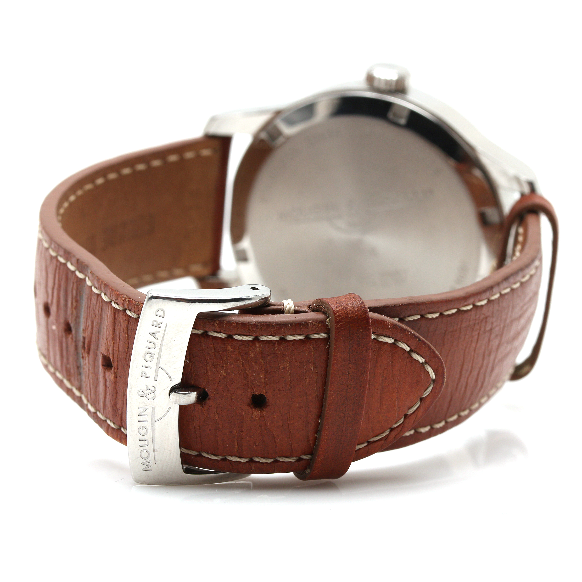 Mougin & Piquard Silver Tone Watch