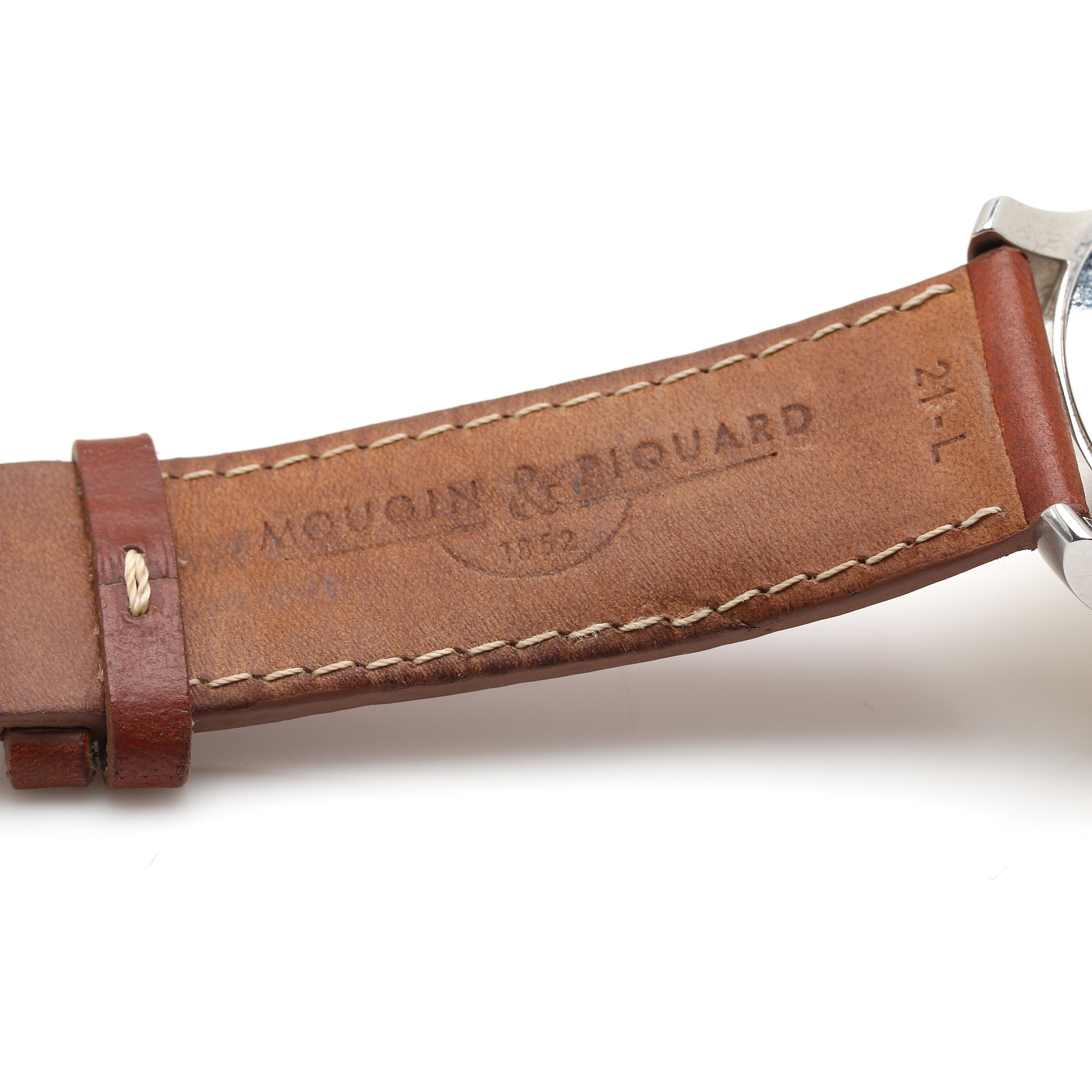 Mougin & Piquard Silver Tone Watch