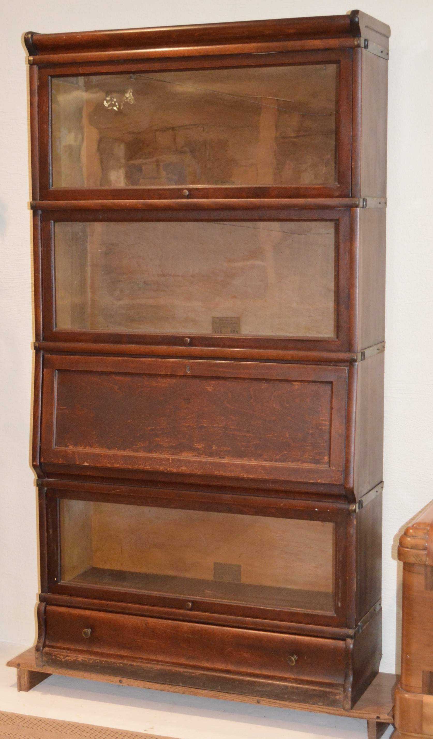 Antique Globe - Wernicke Sectional Bookcase