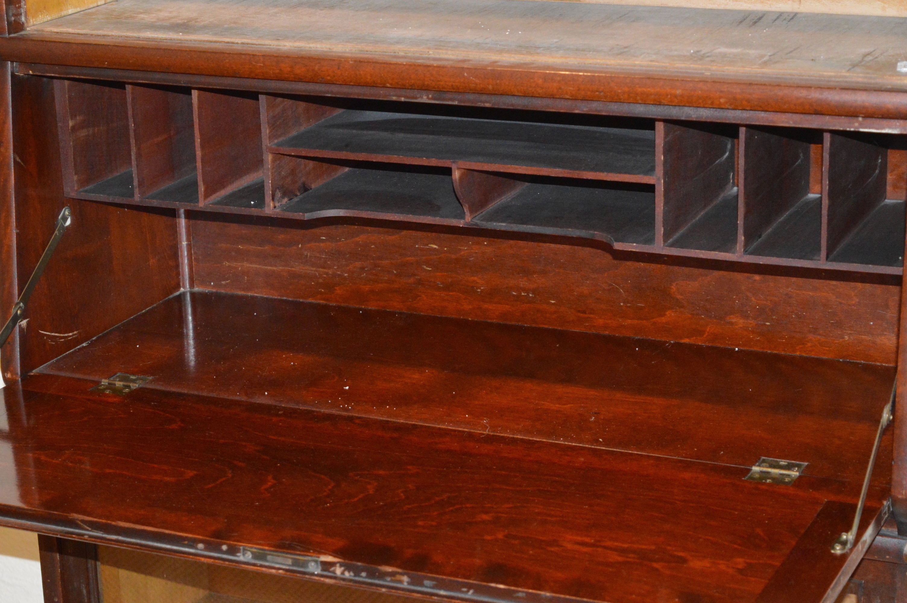 Antique Globe - Wernicke Sectional Bookcase