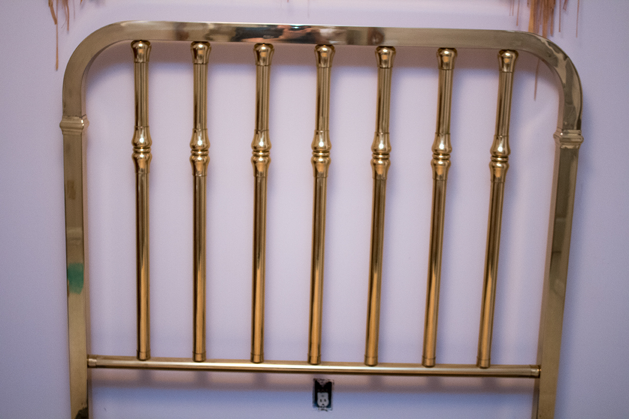 Vintage Full Size Brass Bed Frame