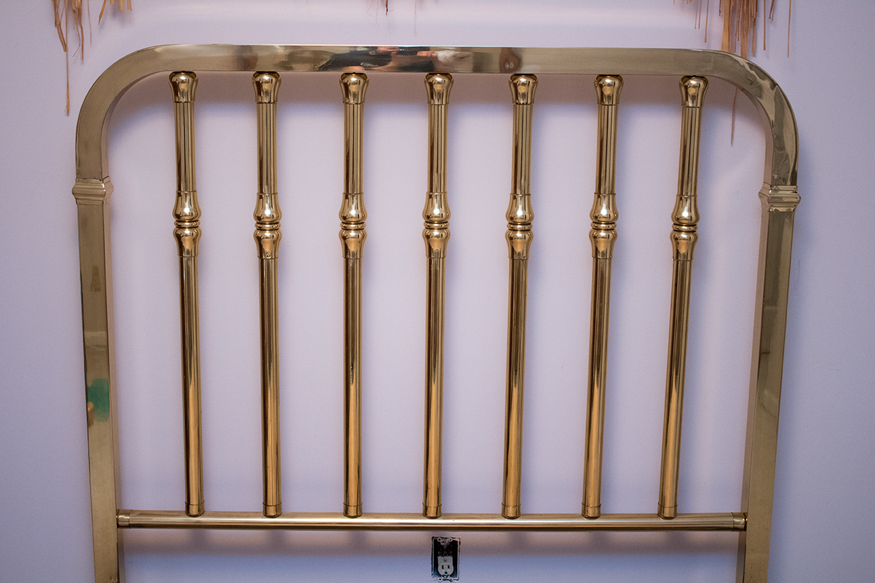 Vintage Full Size Brass Bed Frame