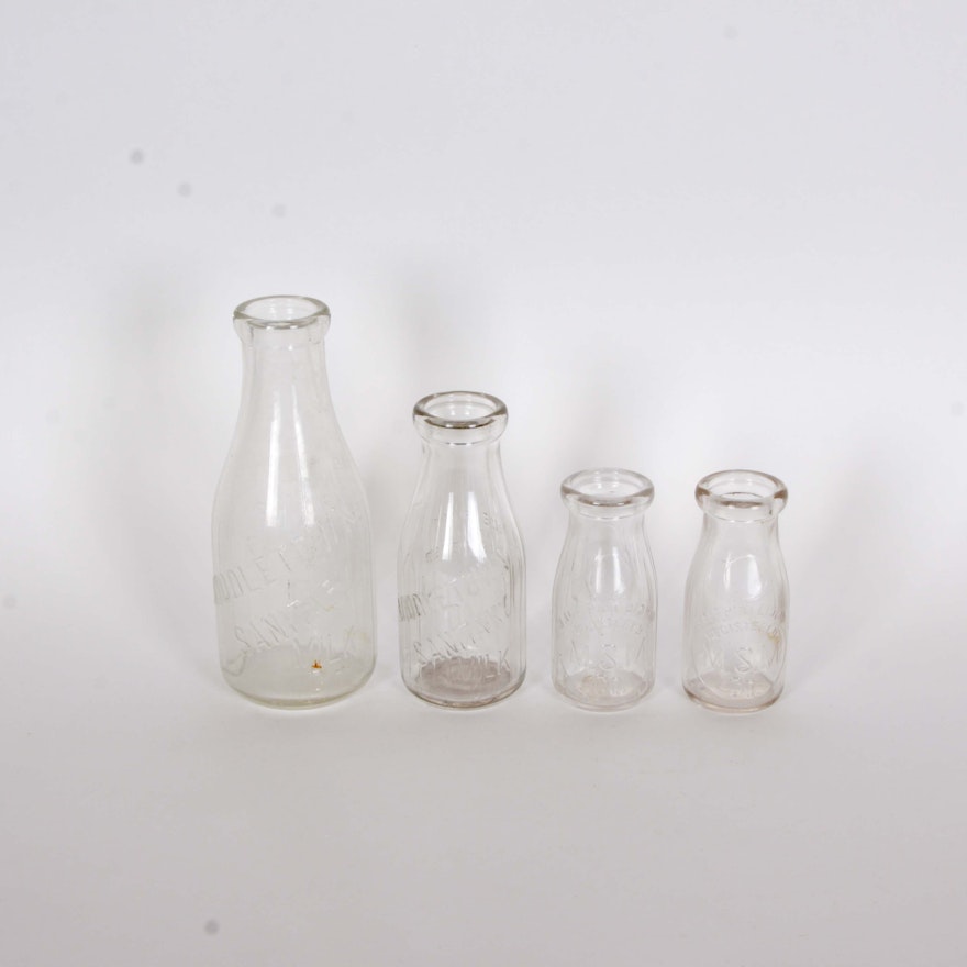 Middletown Sanitary Milk Co. Milk Bottles I