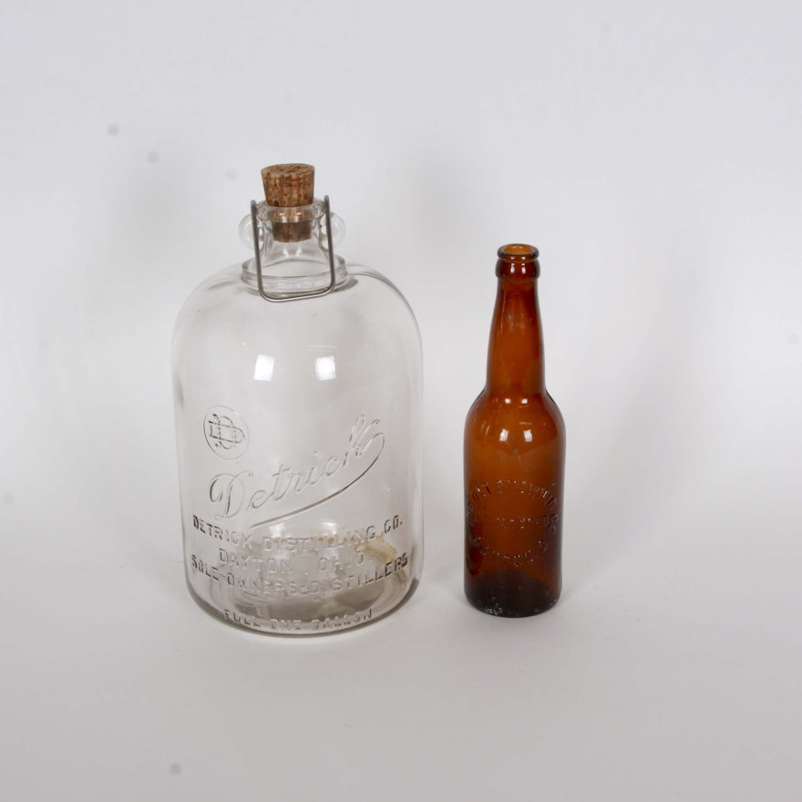 Dayton Ohio Vintage Bottles