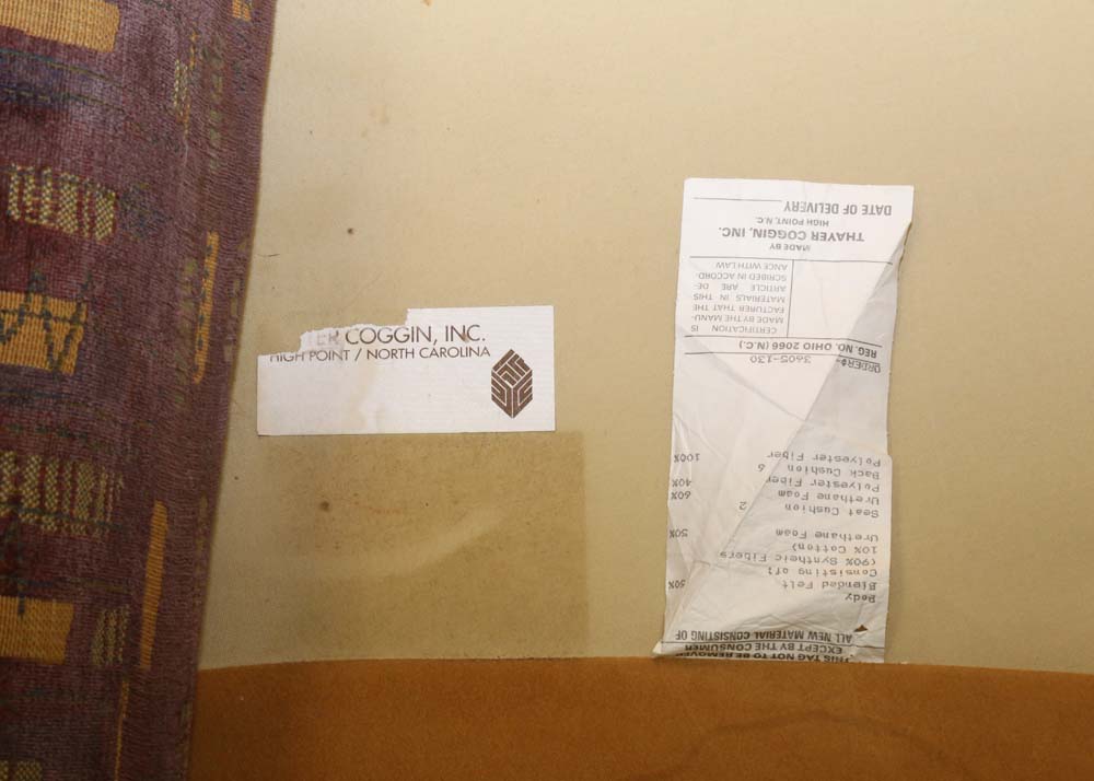 Contemporary Modernist Thayer Coggin Sectional Sofa