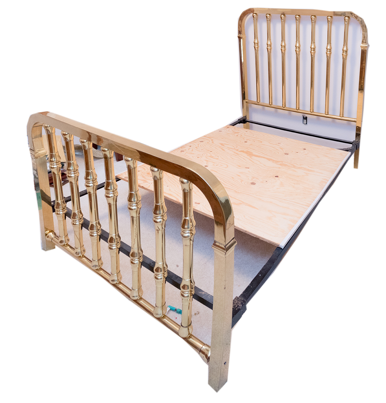 Vintage Full Size Brass Bed Frame
