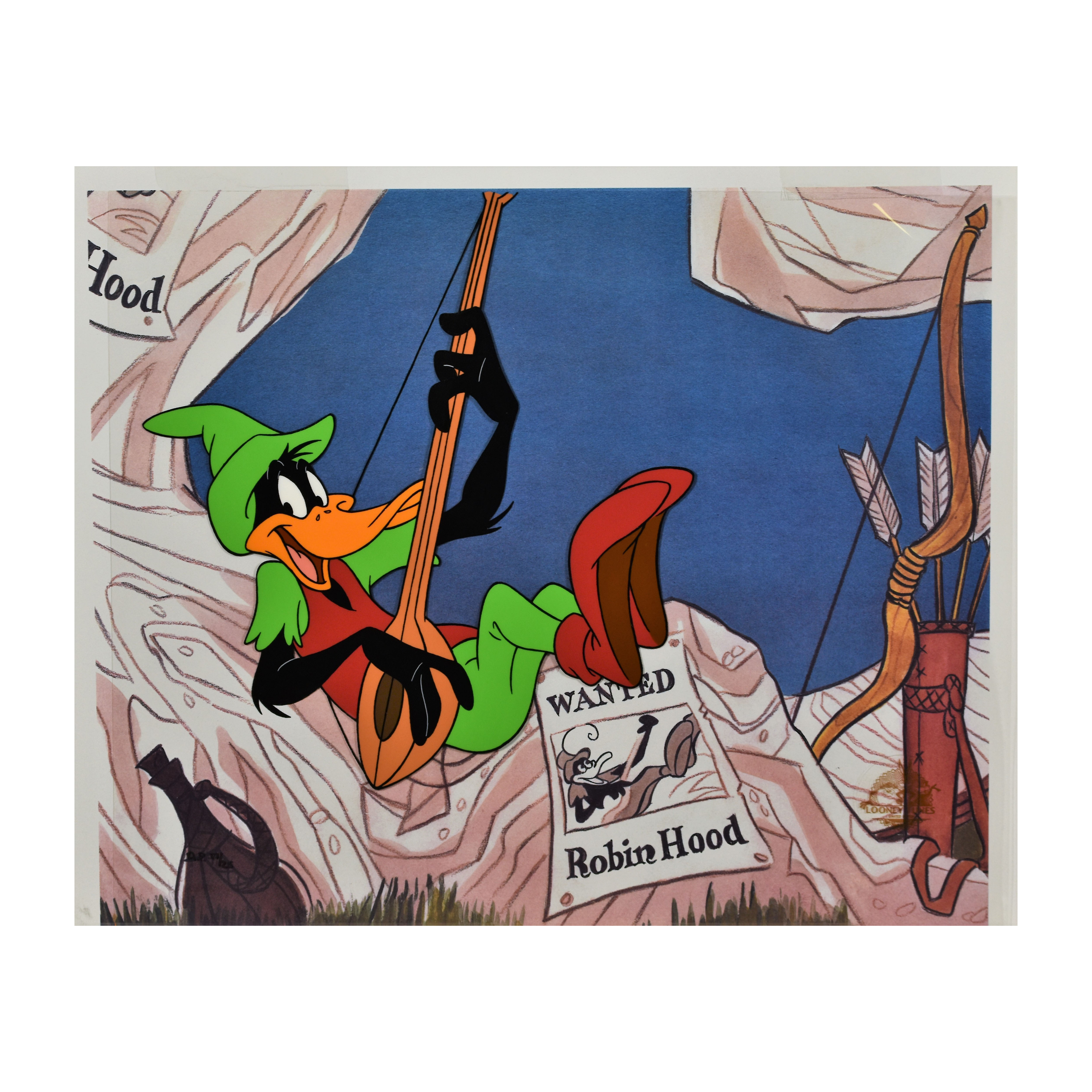 Warner Bros. Hand-Painted L.E. Daffy Duck - Robin Hood Daffy