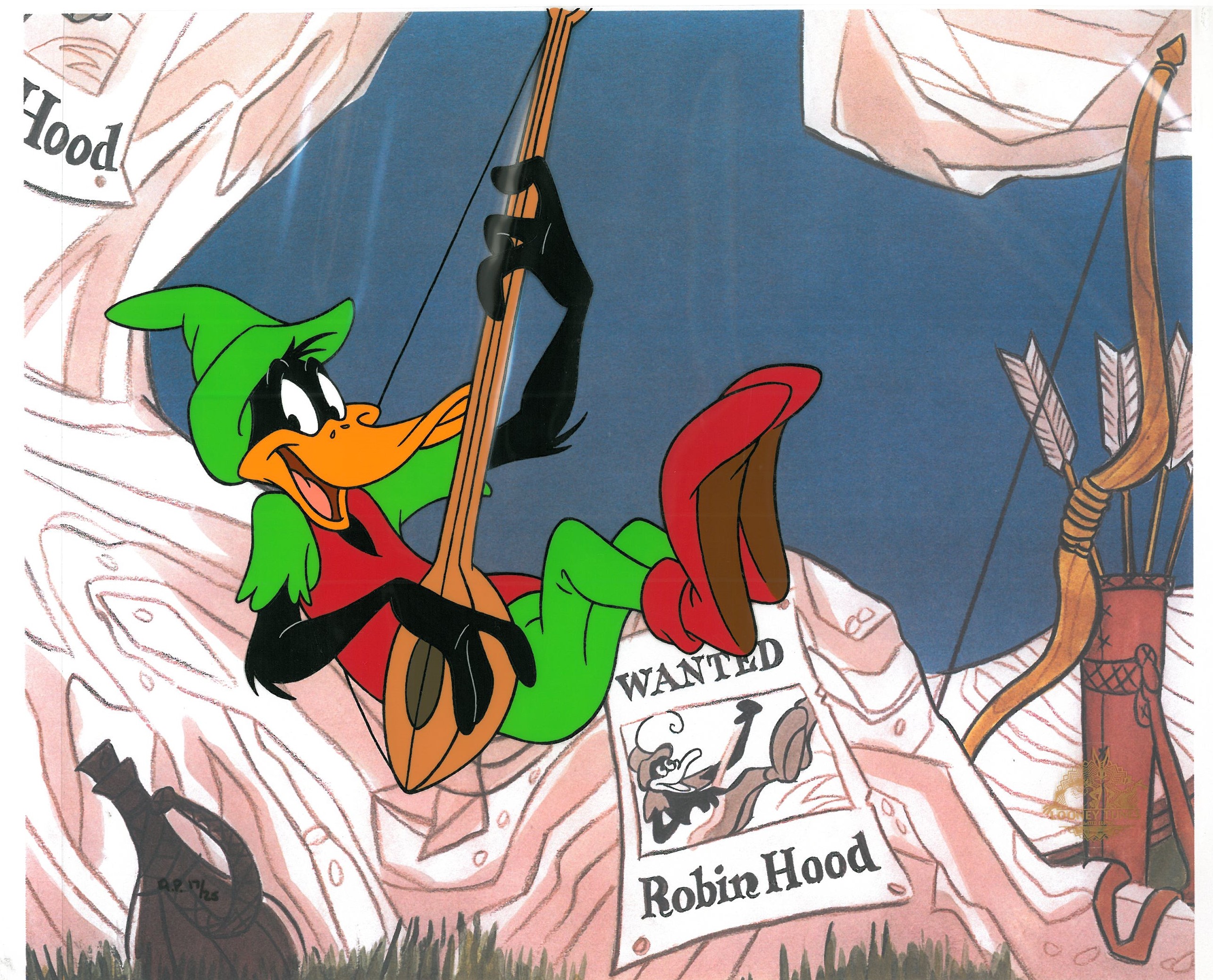 Warner Bros. Hand-Painted L.E. Daffy Duck - Robin Hood Daffy