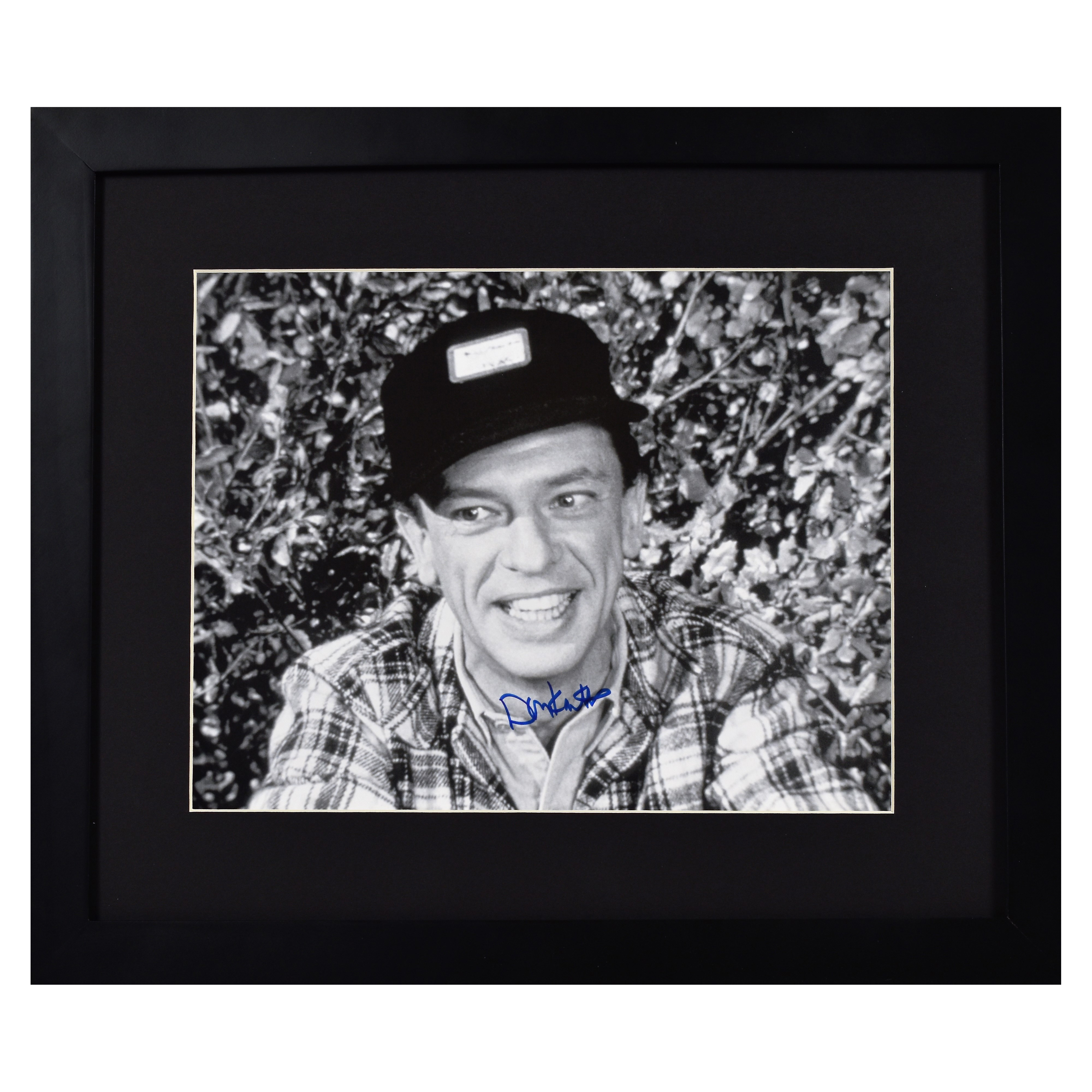 Barney Fife - Signed Don Knotts - Framed Camping Photo