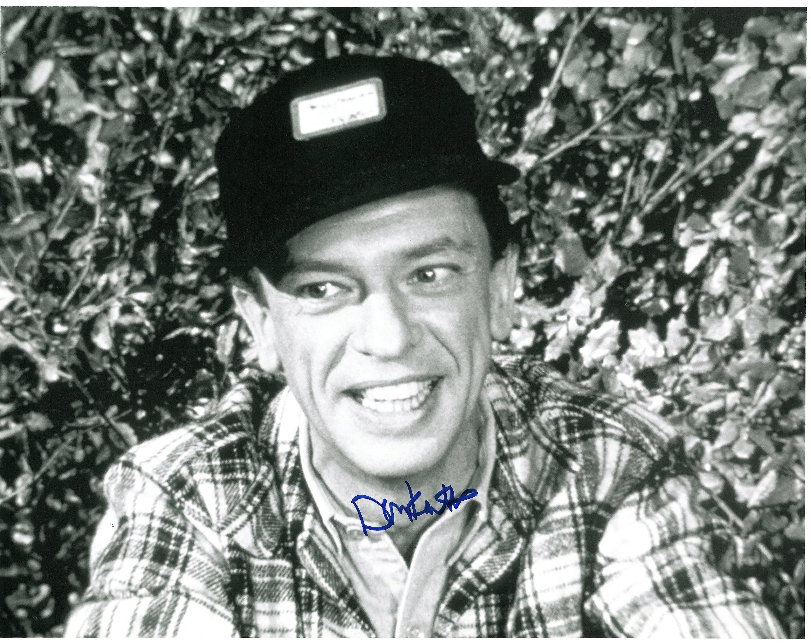 Barney Fife - Signed Don Knotts - Framed Camping Photo
