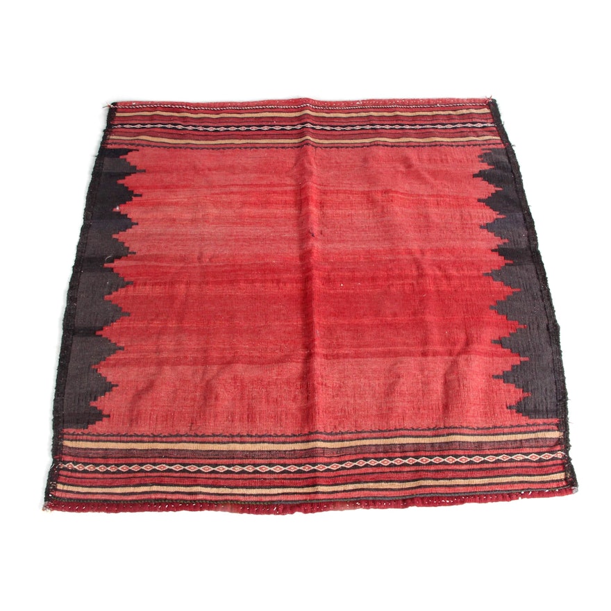Handwoven Anatolian Wool Accent Rug