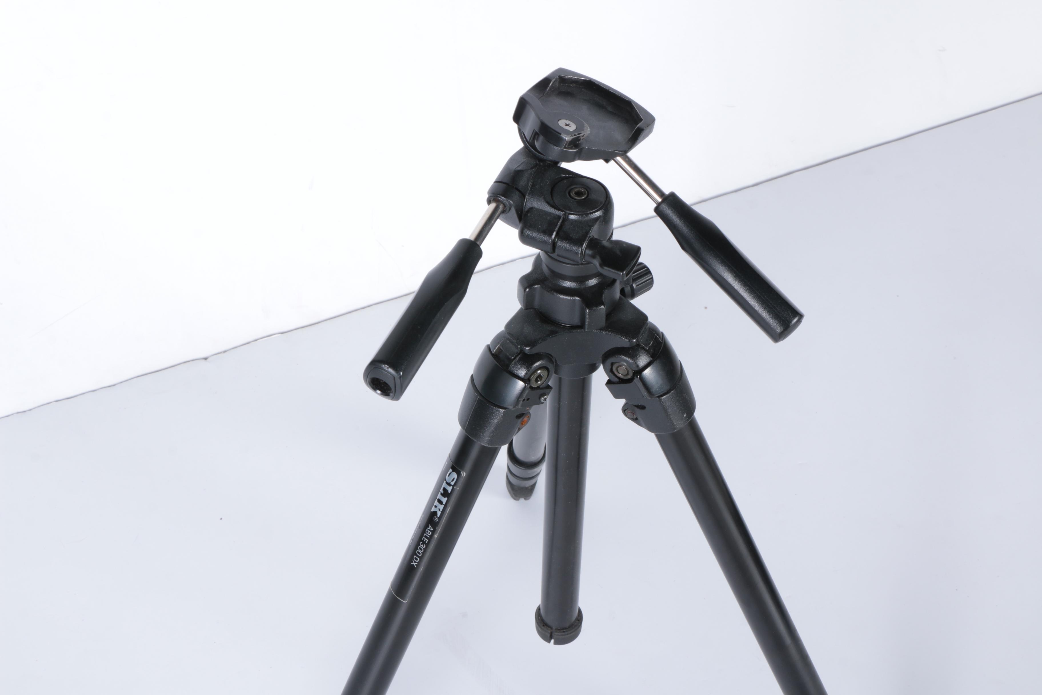 SLIK Able 300 DX and Manfrotto Tripods