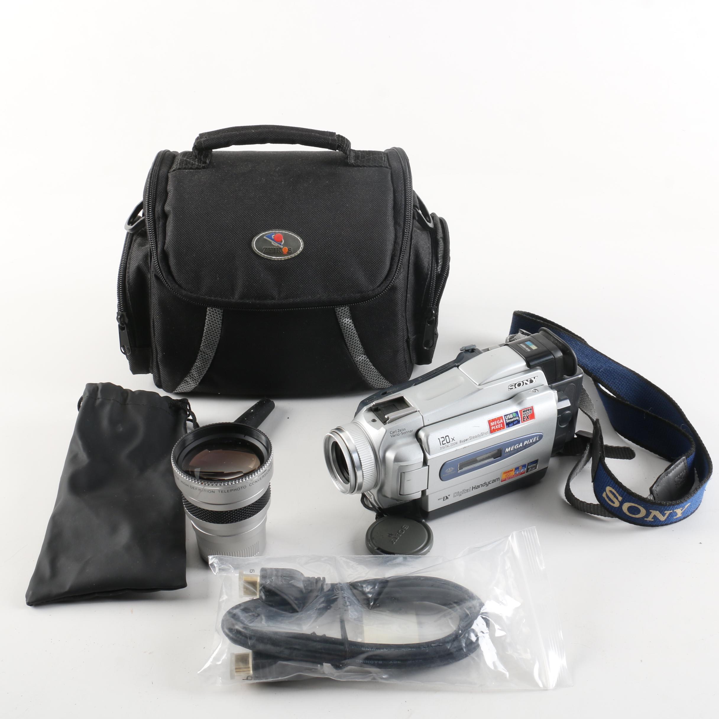 Sony Handycam Camera And Accessories
