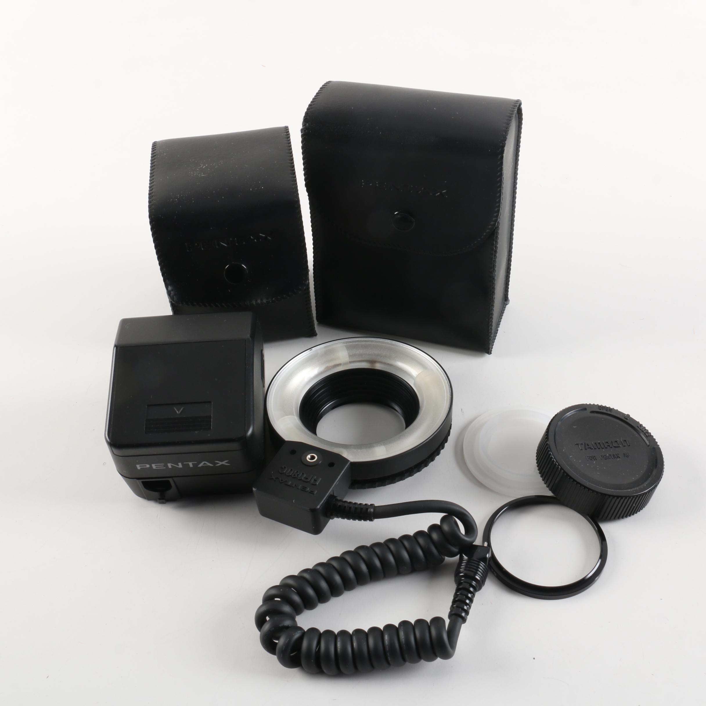 Pentax Camera, Lens, Bag and Accessories