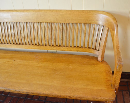 1900's Railroad Station Bench