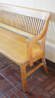 1900's Railroad Station Bench
