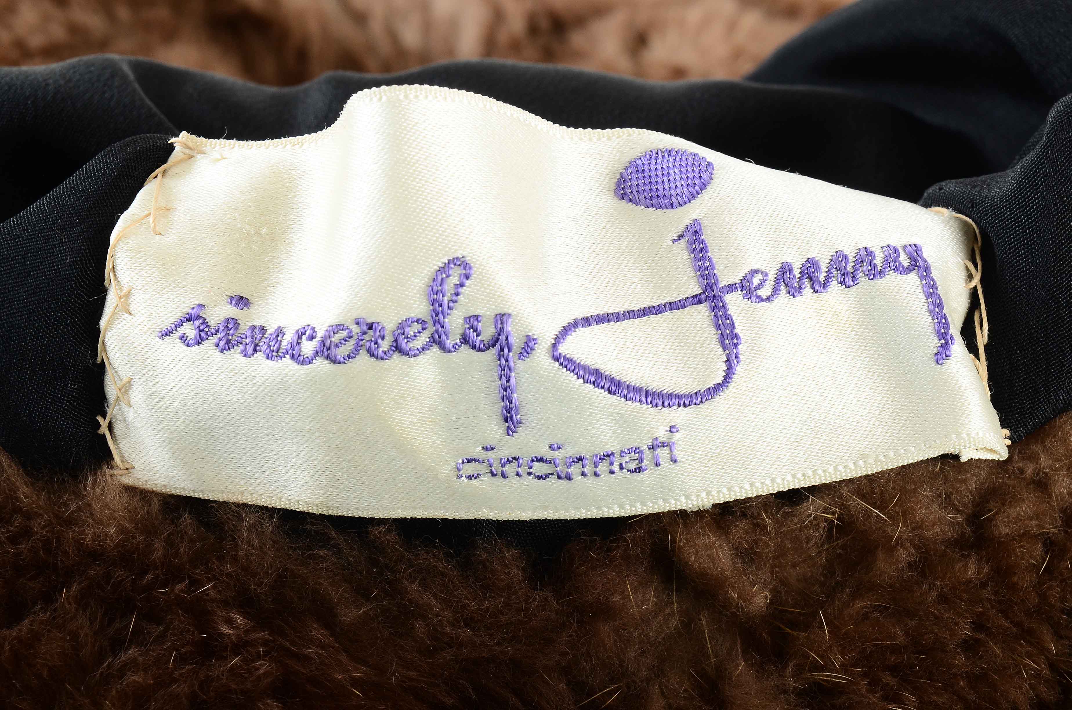 Vintage Wool and Sheared Beaver Fur Coat