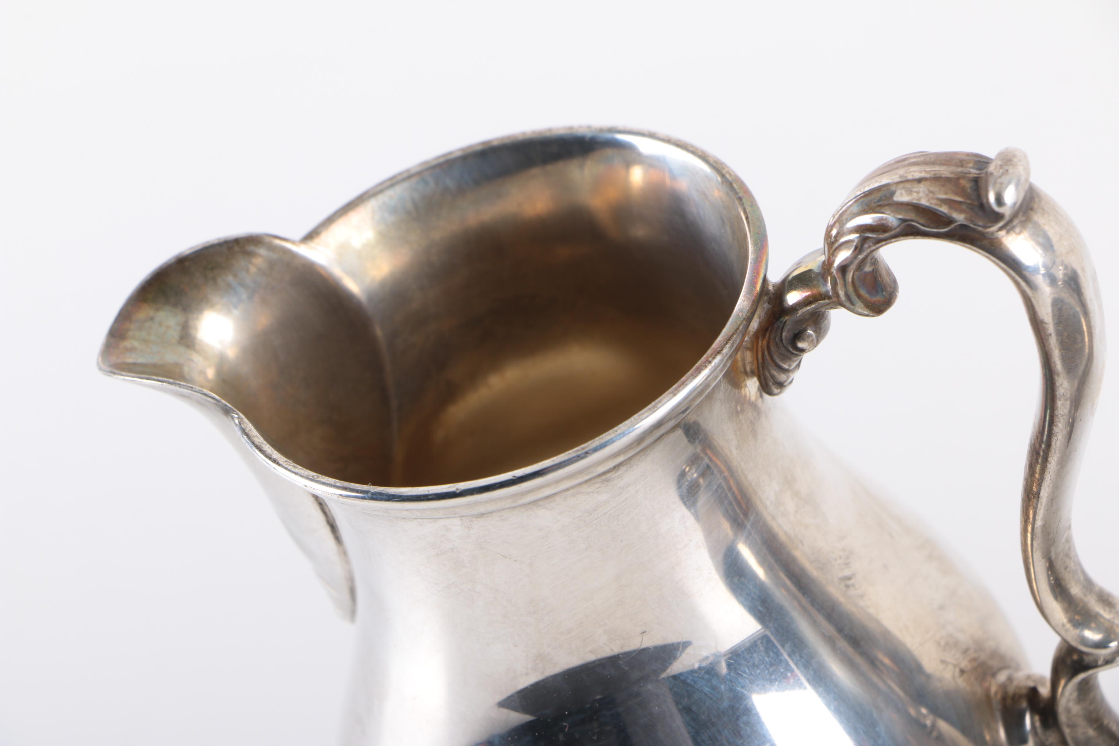 International Silver Co. "Prelude" Sterling Silver Creamer and Sugar Bowl