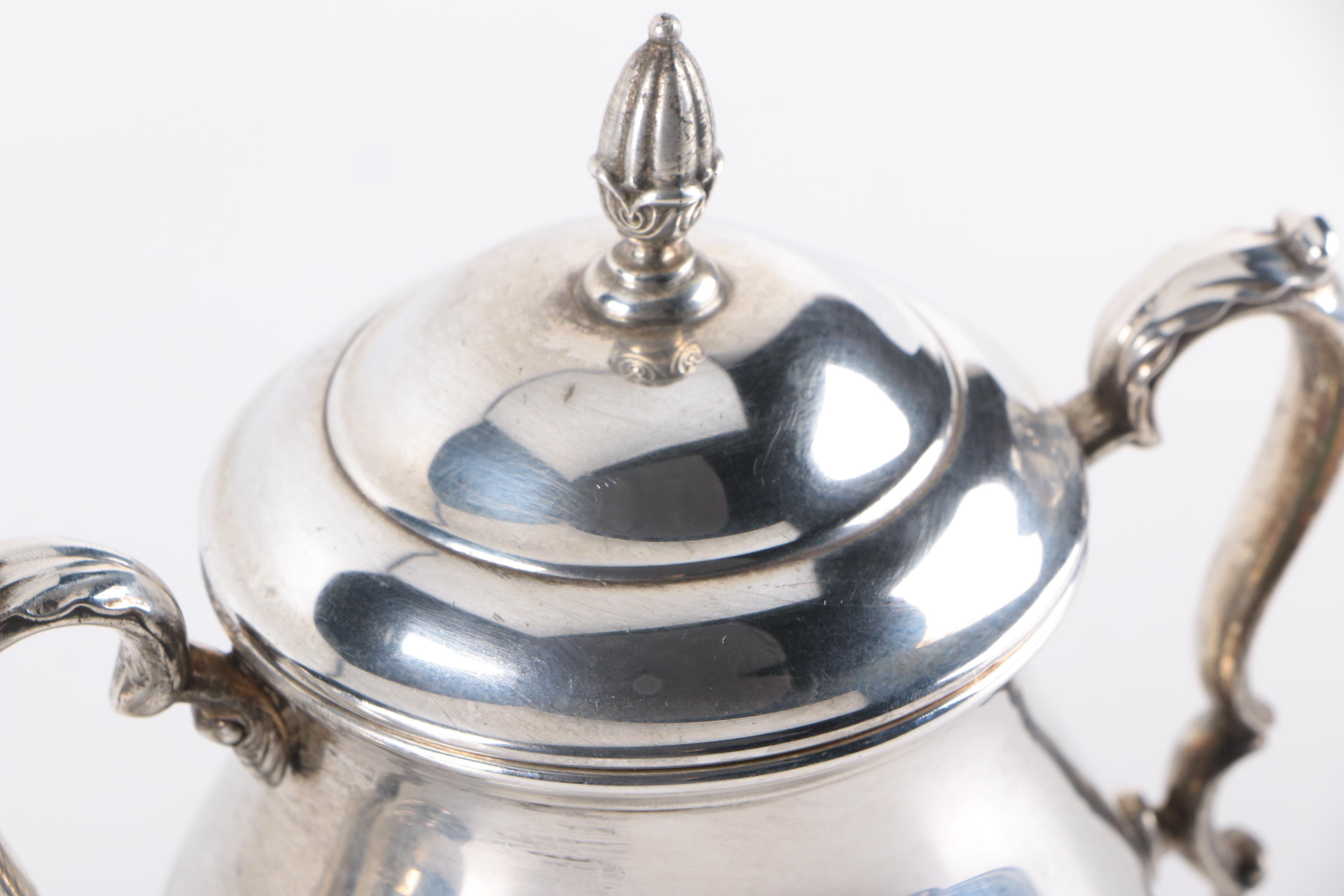 International Silver Co. "Prelude" Sterling Silver Creamer and Sugar Bowl