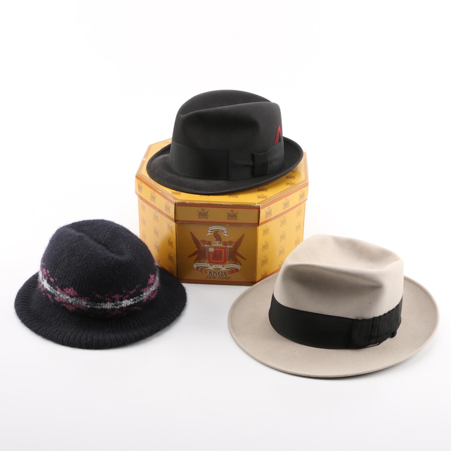 Men's Vintage Hats Including LaSalle