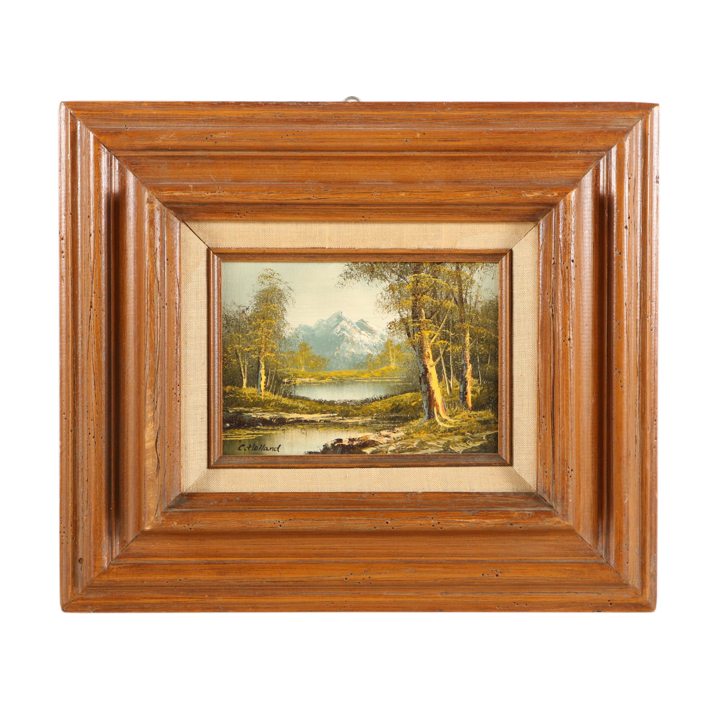 C. Holland Oil Painting