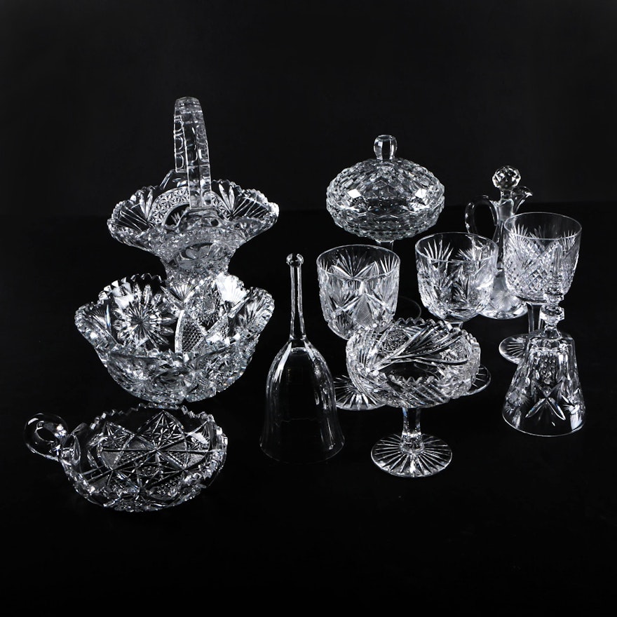 Glass and Crystal Compotes, Serveware, and Décor