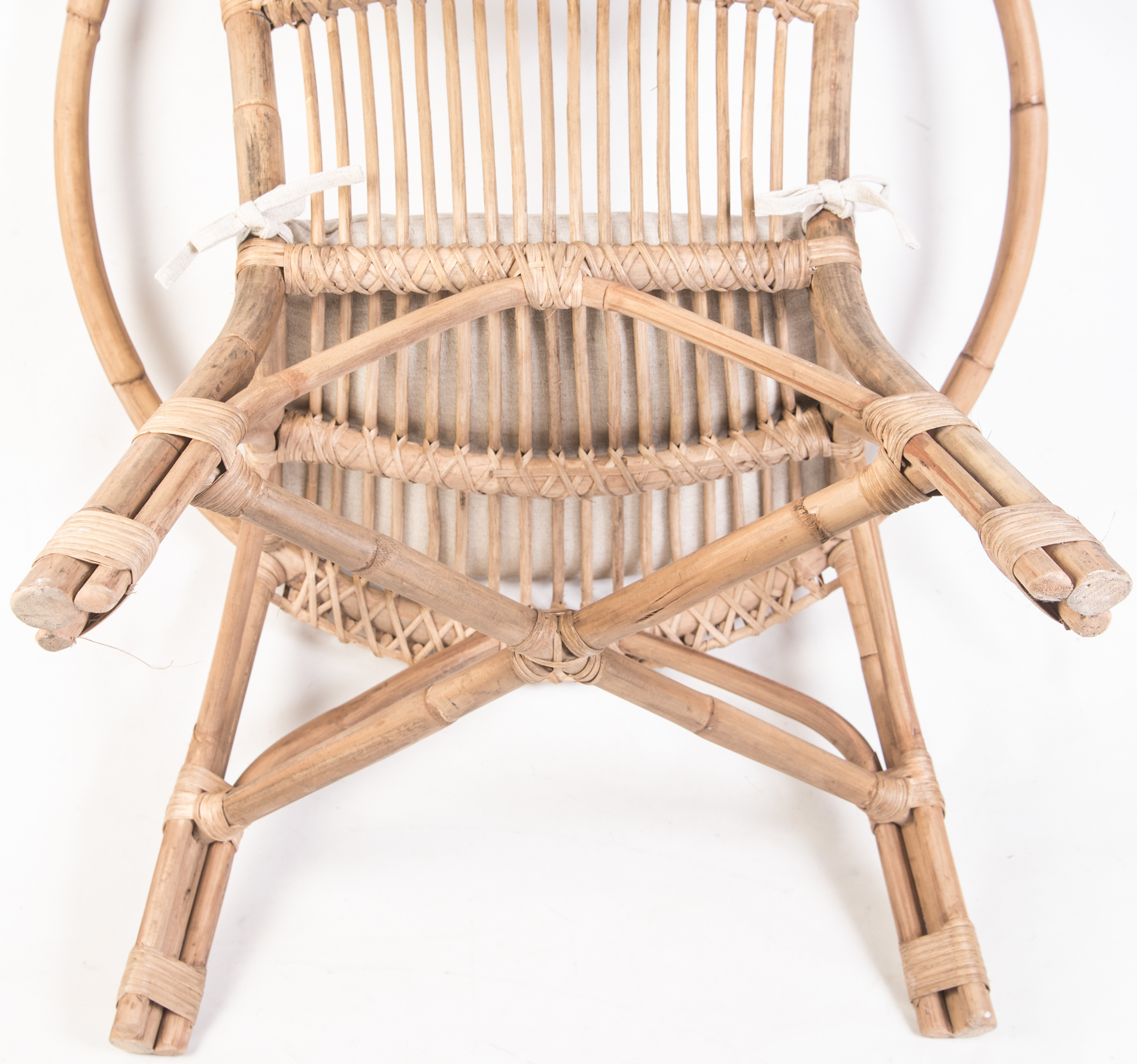 Contemporary Round Rattan Chair