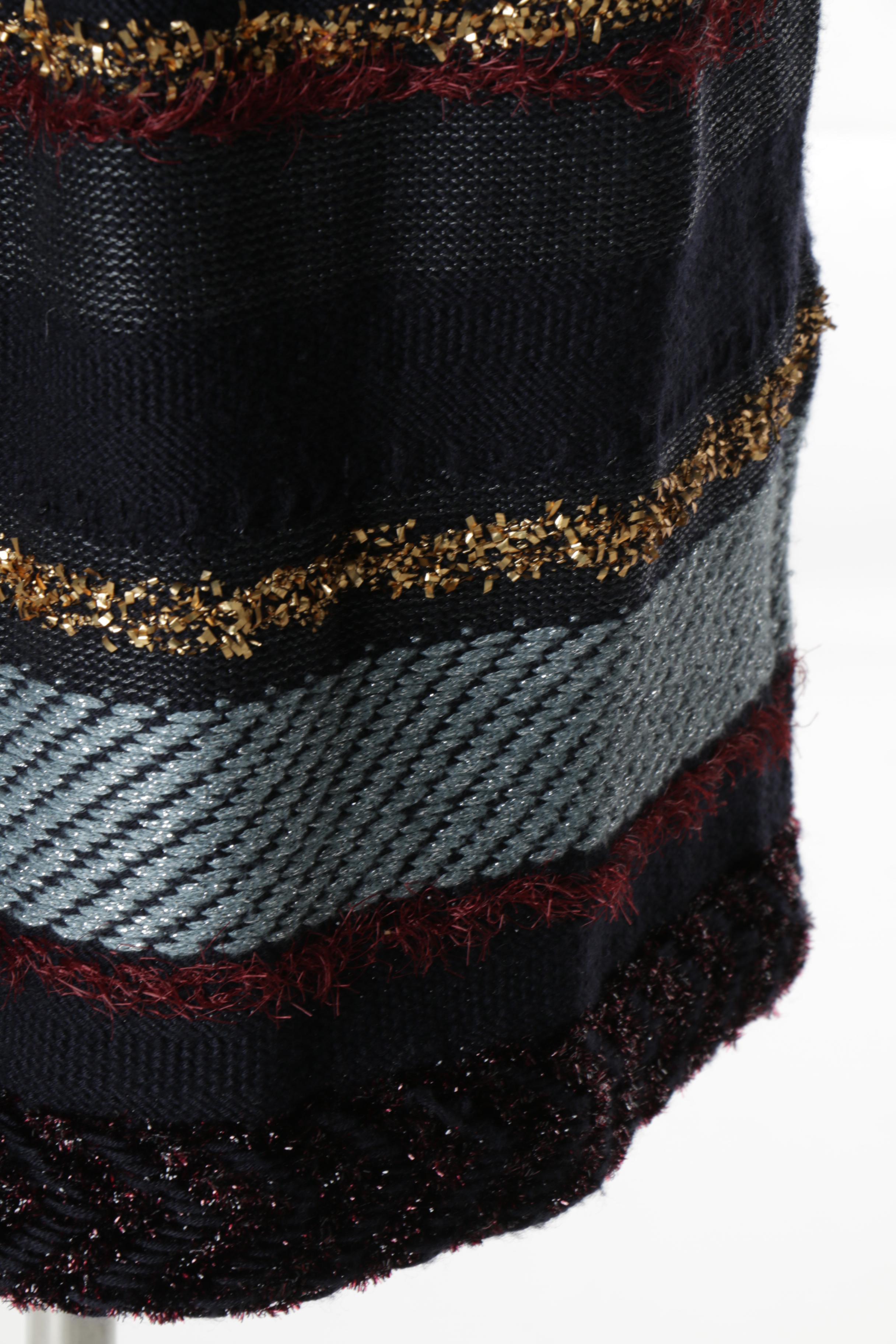 Women's Tory Burch Cotton and Wool Blend Striped Skirts