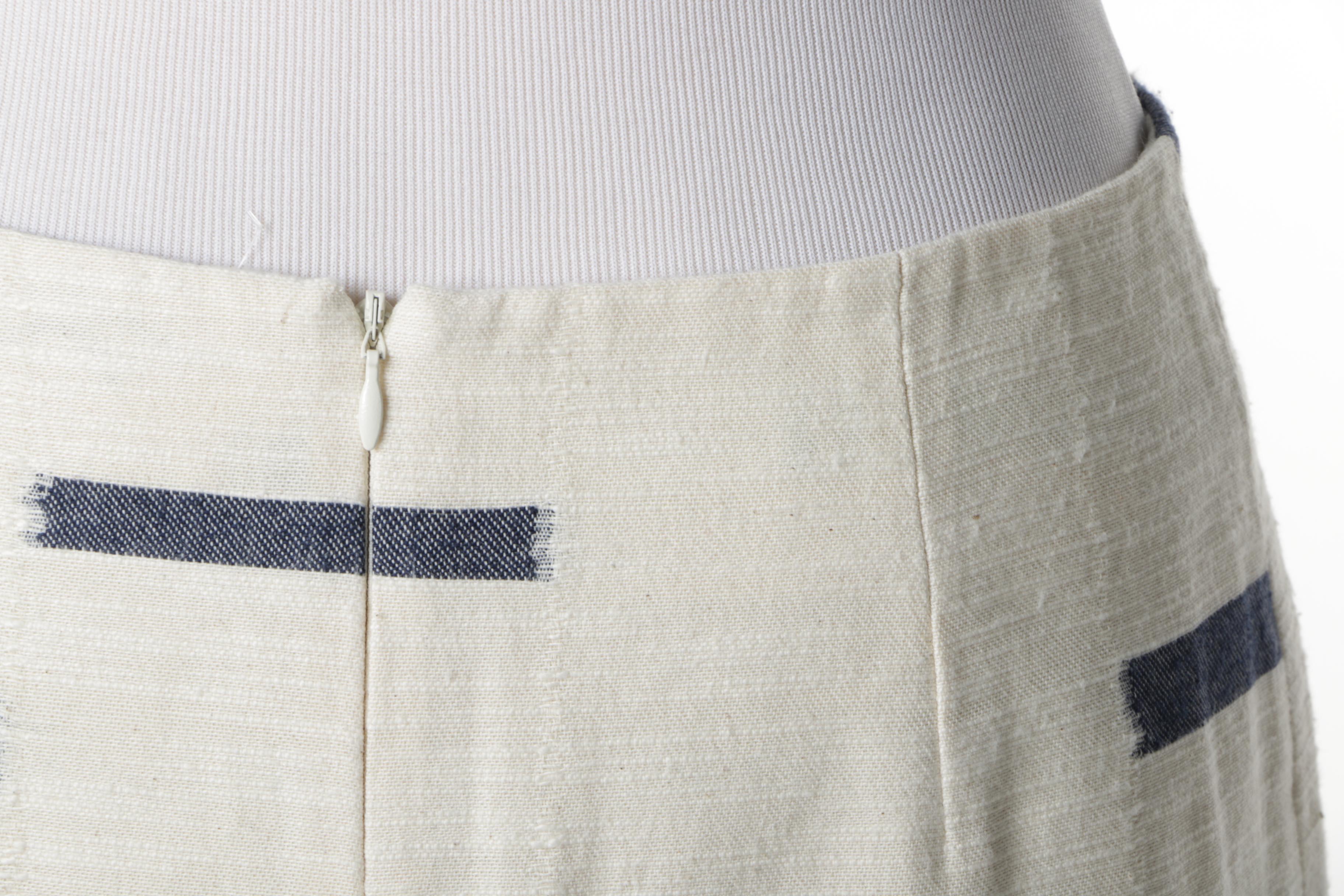 Women's Tory Burch Cotton and Wool Blend Striped Skirts