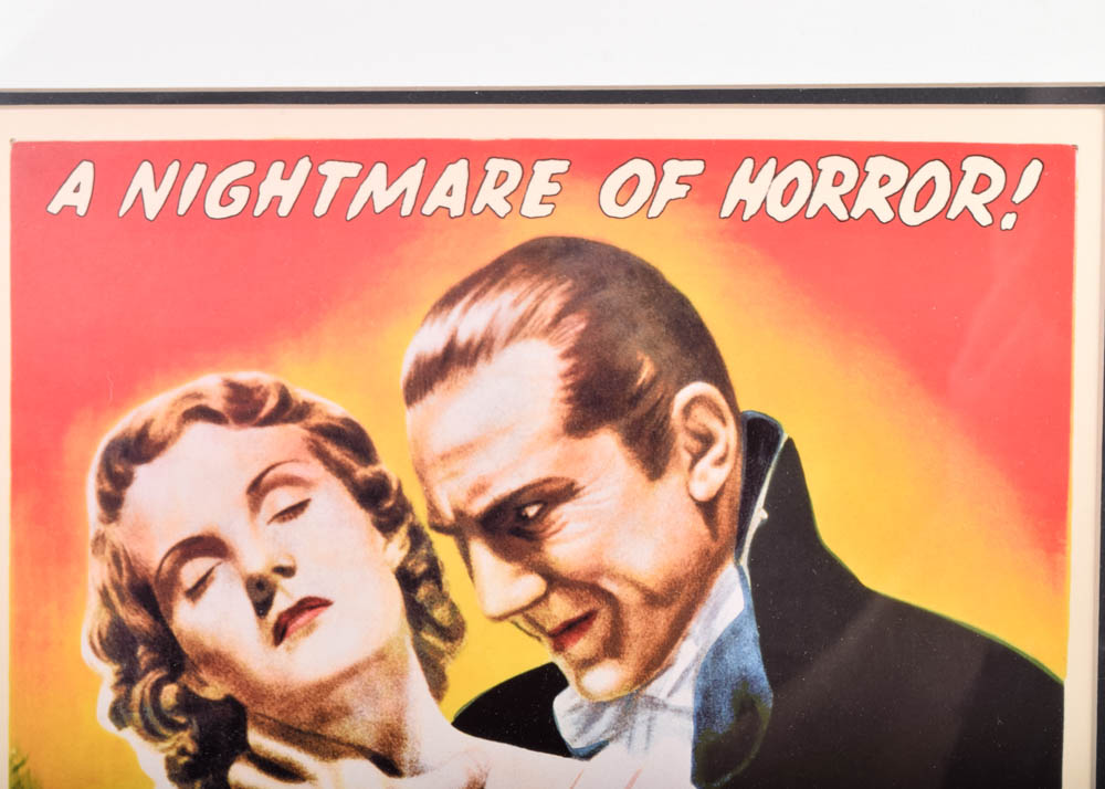 "Dracula" and "The Wolf Man" Classic Movie Posters