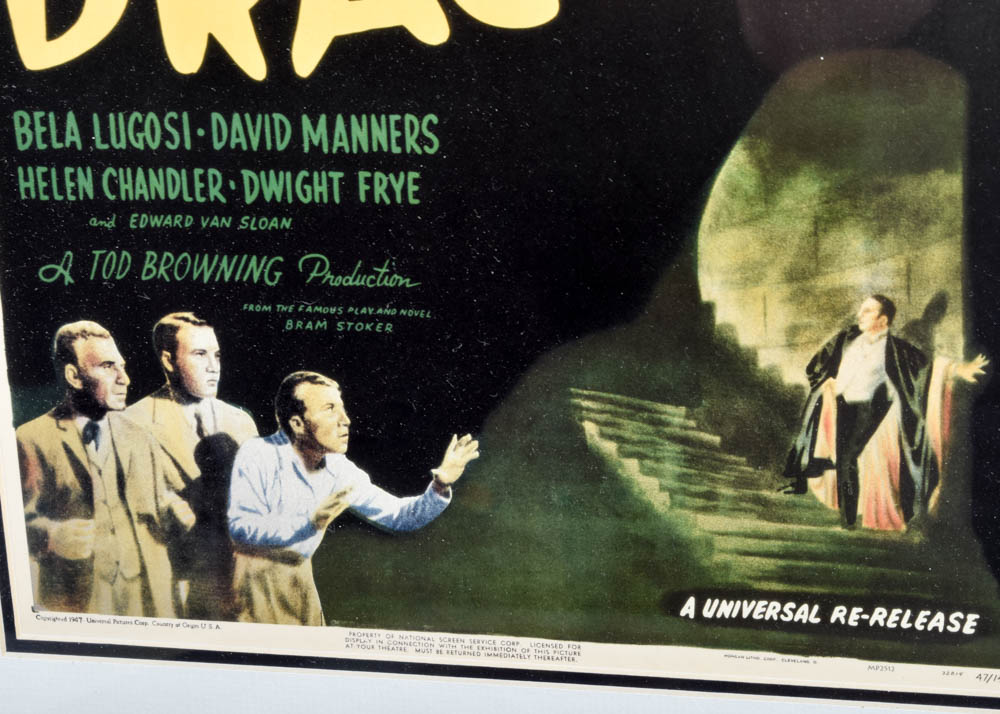 "Dracula" and "The Wolf Man" Classic Movie Posters