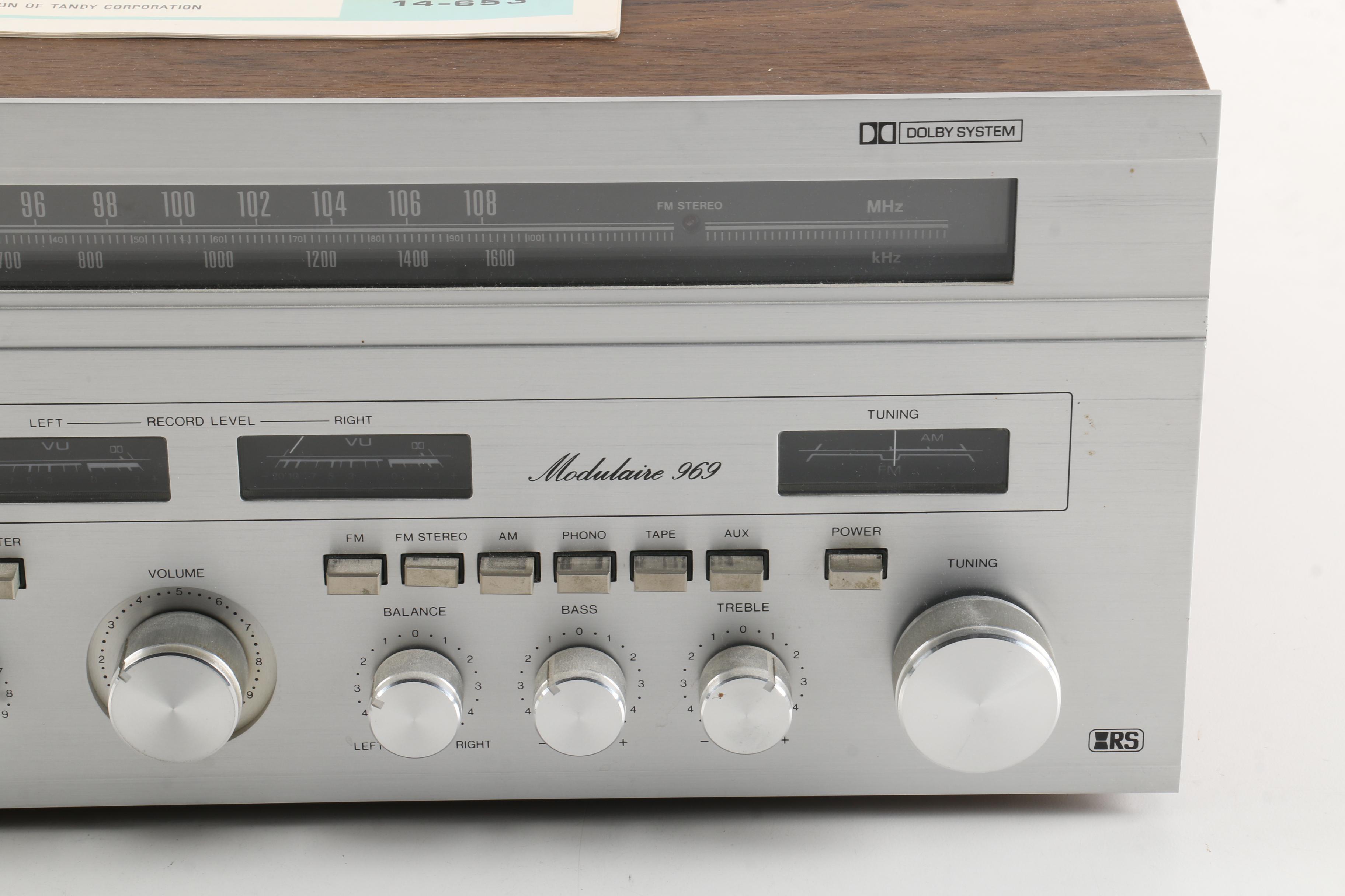 Vintage Realistic AM/FM Stereo Cassette System