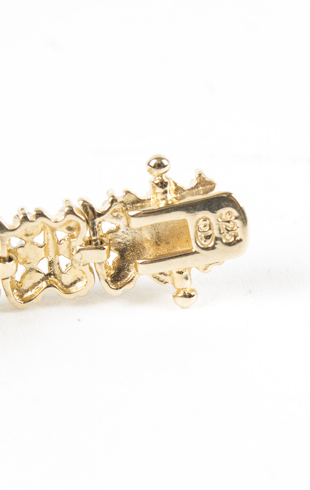 Assortment of Gold Wash on Sterling Silver Jewelry with Gemstones and Diamonds