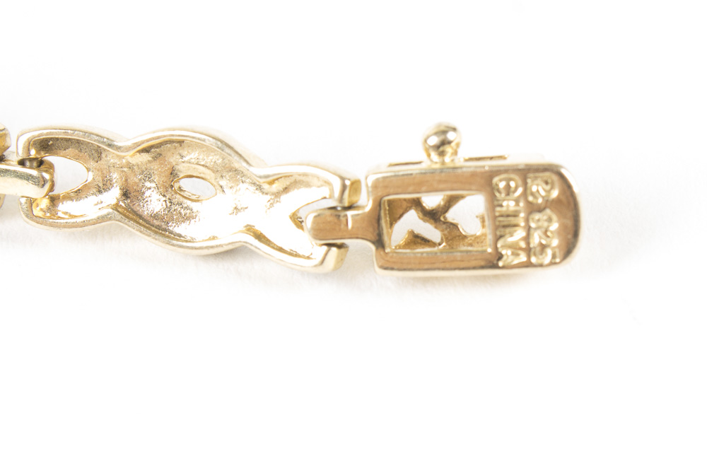 Assortment of Gold Wash on Sterling Silver Jewelry with Gemstones and Diamonds