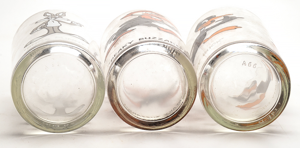 1970s-1980s Character Themed Drinking Glasses
