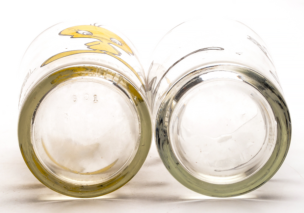 1970s-1980s Character Themed Drinking Glasses
