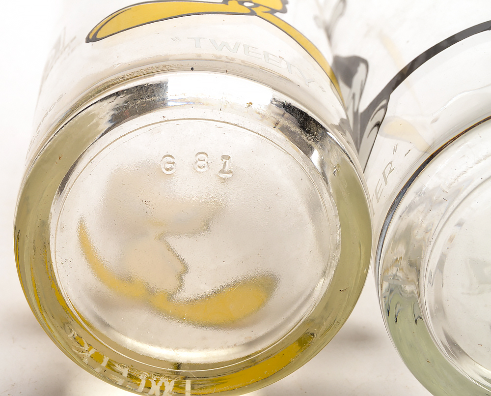 1970s-1980s Character Themed Drinking Glasses