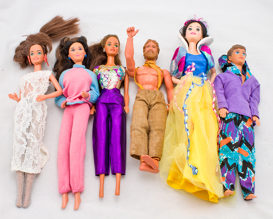 Vintage Barbies, Dolls and Clothing, 1970s-1980s