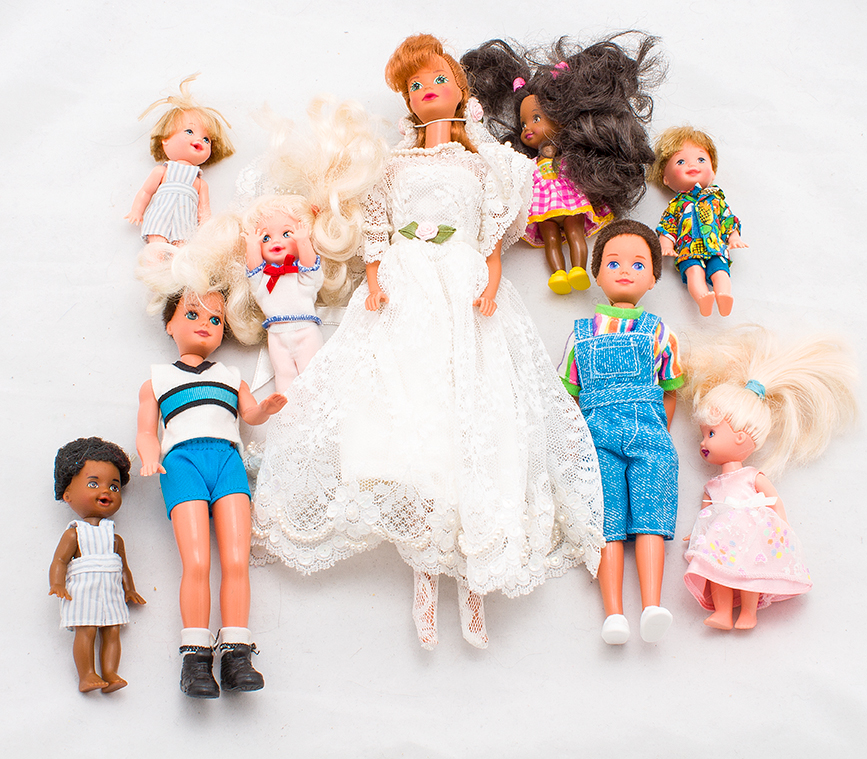 Vintage Barbies, Dolls and Clothing, 1970s-1980s